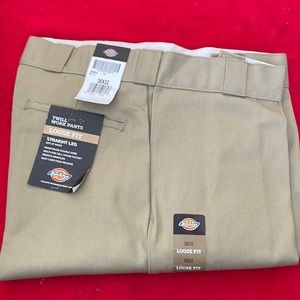 Twill work pants dickies brand loose fit